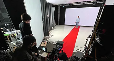 アパレルメーカーの広告撮影