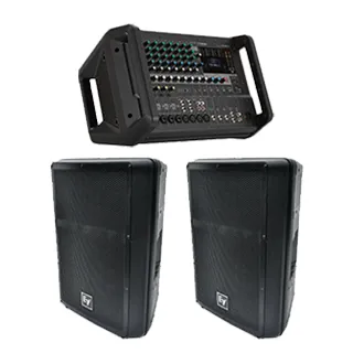 パワードミキサー EMX7+スピーカー SX300PIセット(屋外利用可)
